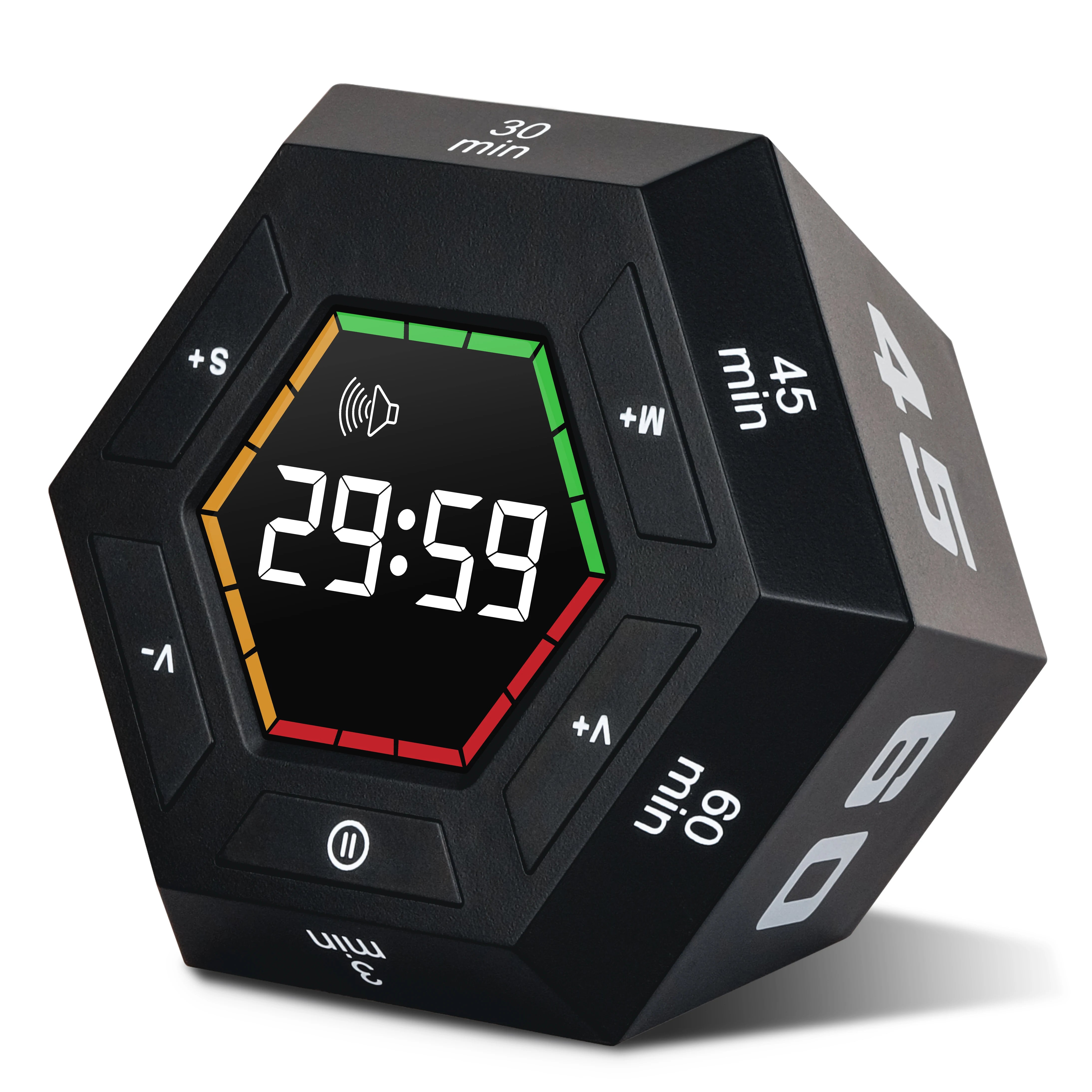 Temporizador de cocina digital: temporizador de cuenta regresiva LCD para cocinar, trabajar y estudiar