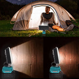 21V LED Work Light with USB Port - Compatible with Makita 18V Batteries (Battery Not Included)