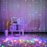 LED Curtain Fairy Lights – USB-Powered, Remote-Controlled String Lights for Home & Holiday Decor