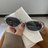 Women’s Retro Oval Sunglasses – Stylish UV400 Fashion Shades for Casual & Outdoor Wear