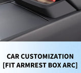 Silicone Armrest Storage Box for Tesla Model 3 Highland – Glasses & Phone Organizer