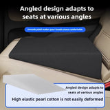 Memory Foam Car Seat Leveling Cushion - Height Boost & Fatigue Relief Pad