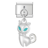 Pulsera unisex de acero inoxidable y aleación de zinc con forma de animal y holograma: elegante, duradera y moderna