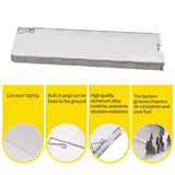 Foldable Aluminum Alloy Windshield for Outdoor Camping Stove – Portable Windproof Screen
