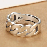 925 Sterling Silver Irregular Geometric Ring – Minimalist Jewelry for Women