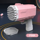 40-Hole Bubble Gun for Kids - Handheld Bubble Blaster for Outdoor Play & Parties