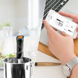 Cocina Sous Vide con Wi-Fi: Circulador de inmersión de precisión con acero inoxidable