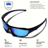 Polarized Fashion Sports Sunglasses – UV400 Protection, Round Metal Frame for Men & Women