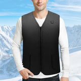Unisex USB Heated Vest – Thick, Windproof, Sleeveless Thermal Waistcoat for Winter