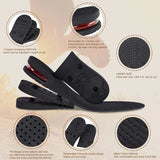 Adjustable Height Increase Insoles with Air Cushion – Invisible Elevator Shoe Inserts for Men & Women (3–9cm Lift)