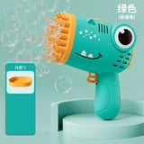 Astronaut Bubble Rocket Launcher - Automatic Bubble Blaster for Kids Outdoor Play