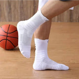 Men’s Thick Athletic Crew Socks – Breathable, Moisture-Wicking Sport Socks (3 Pairs)
