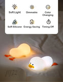 Adorable luz de noche con forma de pato: LED suave y agradable para la vista para niños y adultos