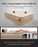 Automatic Inflatable PVC Air Mattress with Built-in Pump for Camping