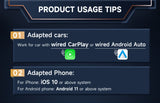 2-in-1 Wireless CarPlay & Android Auto Adapter - Dual-Band WiFi for Seamless Connectivity