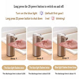 Dispensadores automáticos de jabón líquido de acero inoxidable 304, botella de loción de metal para cocina, sensor de inducción sin contacto, accesorios de baño