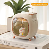 Humidificador ultrasónico con forma de muñeca adorable: difusor de aroma y pulverizador con boquilla doble