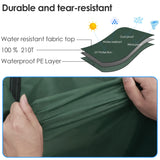 Bolsa de almacenamiento impermeable para exteriores: funda protectora de gran capacidad para muebles y artículos de temporada