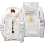 Men’s Lightweight Printed Windbreaker – Casual Hooded Spring & Autumn Jacket