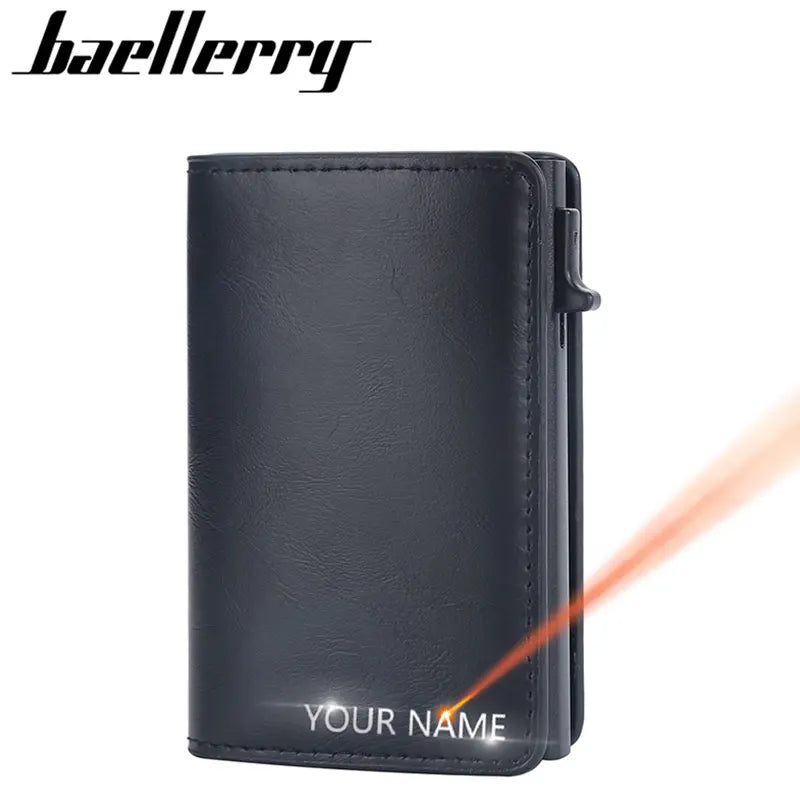 Men's PU Leather Mini Wallet – Compact, Stylish, and Functional