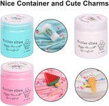 4-Pack Butter Slime Set – Super Soft, Non-Sticky & Safe DIY Slime for Kids