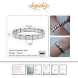 Stainless Steel Hologram Bracelet – Stylish & Durable Unisex Link Chain Jewelry
