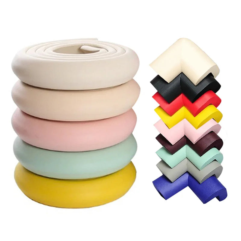 Protector de esquinas de seguridad para bebés 2M: protector de bordes suave y no tóxico para muebles a prueba de niños