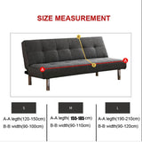 Floral Sofa Bed Cover with Skirt - Elastic Anti-Slip Futon Protector