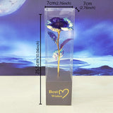 Galaxy Rose – Eternal 24K Gold Foil Artificial Flower for Romantic Decor & Gifting