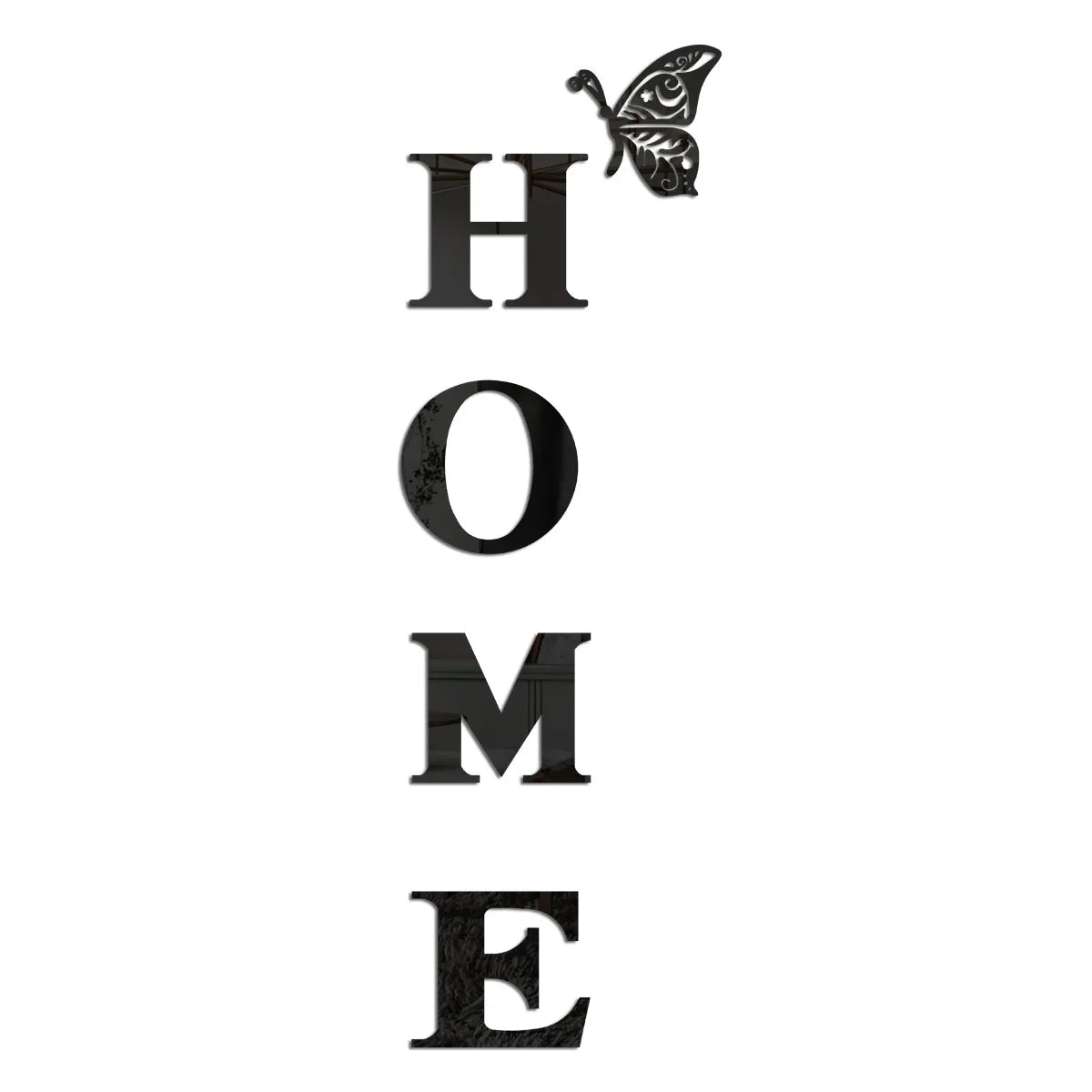 3D Acrylic DIY Mirror Wall Sticker – Stylish Home Décor with Inspirational Lettering