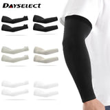 UPF 50+ Ice Silk Arm Sleeves – Cooling UV Protection for Sports & Outdoor Activities
