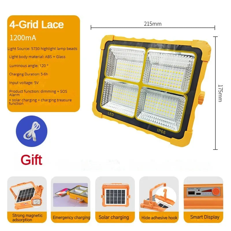 High-Powered Portable LED Spotlight – Ultra-Bright, Rechargeable & Durable