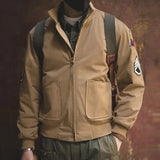 Men’s Military-Style Spring Jacket – Lightweight Tactical Bomber with Pockets (Up to 6XL)