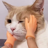 Silicone Cat Massage Gloves – Interactive Finger Toys for Cat Bonding & Play