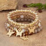Trendy Acrylic Beaded Bracelet – Stylish & Lightweight Fashion Jewelry for Women