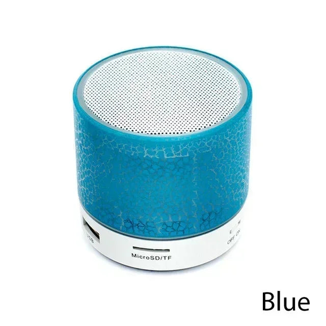 Mini Bluetooth LED Speaker – Wireless Portable Subwoofer with USB & SD Card Support for PC & Mobile