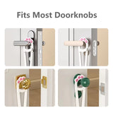 Adjustable No-Drill Cat Door Holder - Pet Safety Latch for Doors (70x310mm)