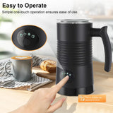 4-in-1 Electric Milk Frother for Hot & Cold Foam, Coffee, Latte & Cappuccino