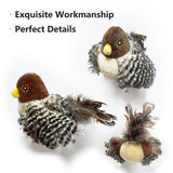 Sparrow Sound Cat Toy – Interactive Flannel Bird Toy for Indoor Cats