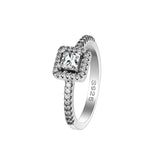 Elegant Unisex Zircon Silver Ring – Timeless Design for Daily Wear & Special Occasions