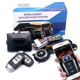 Smart Car Keyless Entry & Push Start System with Remote Engine Start and Anti-Theft Features