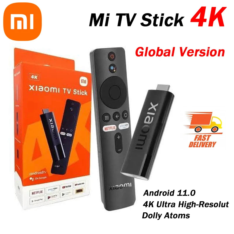 4K Android TV Stick with Dolby Atmos, Google Assistant & Dual-Band WiFi