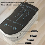 Shock-Absorbing Yoga Mat with Knee Pad for Core Workouts & Home Fitness