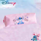 Disney Stitch Pencil Case - Cute Anime Stationery Storage Bag for School