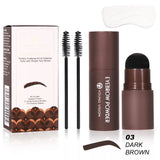Waterproof Eyebrow Stamp Kit with 10 Stencils – Long-Lasting Brow Shaping Makeup Tool