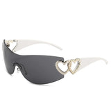 2023 Women’s Luxury Rimless Sunglasses – UV400 Protection, Lightweight & Stylish