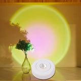 Lámpara LED táctil para gabinete, alimentada por batería, para pegar en la pared, lámpara de atardecer para cocina, dormitorio, armario, luz de noche decorativa