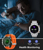 Reloj inteligente de moda con monitor de frecuencia cardíaca, rastreador de actividad y llamadas Bluetooth