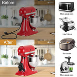 Organizador de cables: soporte con clip para la gestión de cables de electrodomésticos de cocina como freidoras de aire y cafeteras