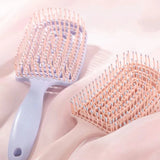 Elastic Scalp Massage Comb for Detangling and Hair Styling